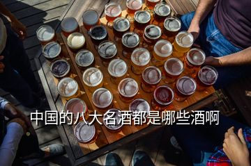 中国的八大名酒都是哪些酒啊