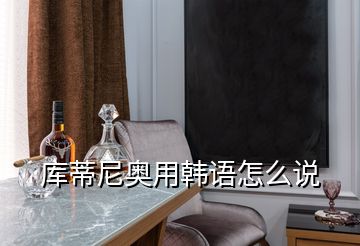 库蒂尼奥用韩语怎么说