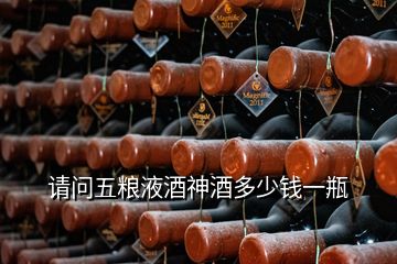 请问五粮液酒神酒多少钱一瓶