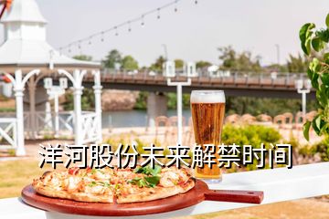 洋河股份未来解禁时间