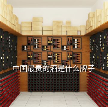 中国最贵的酒是什么牌子