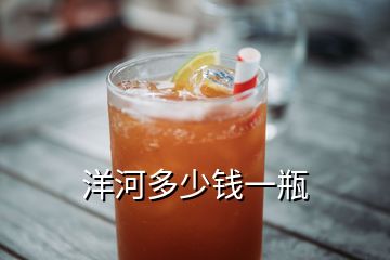 洋河多少钱一瓶