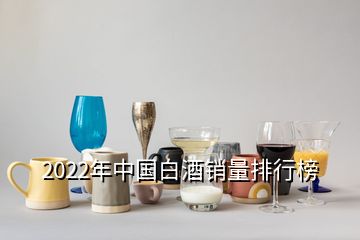 2022年中国白酒销量排行榜