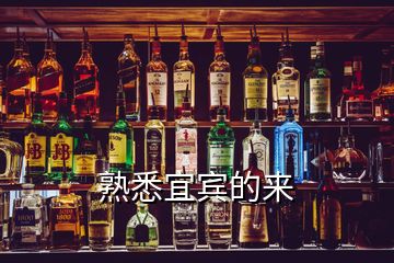 熟悉宜宾的来