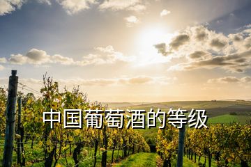 中国葡萄酒的等级