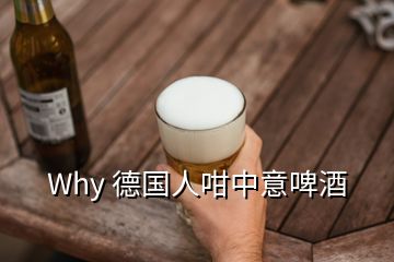 Why 德国人咁中意啤酒