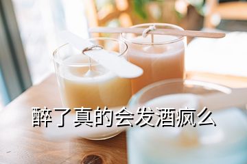 醉了真的会发酒疯么