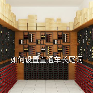 如何设置直通车长尾词