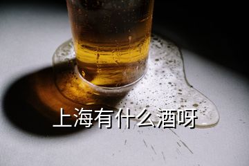 上海有什么酒呀