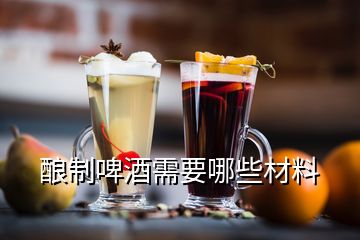 酿制啤酒需要哪些材料