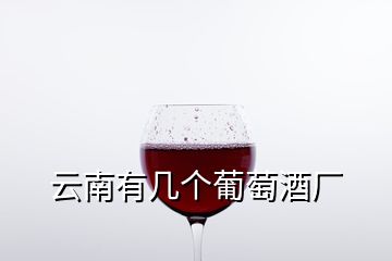 云南有几个葡萄酒厂