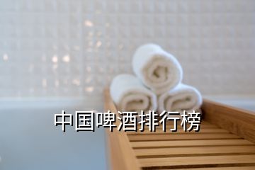 中国啤酒排行榜