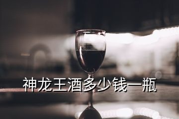 神龙王酒多少钱一瓶