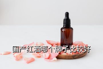 国产红酒哪个牌子比较好