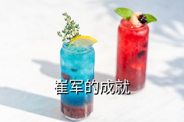 崔军的成就