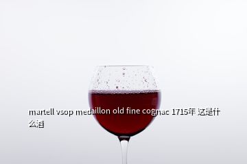 martell vsop medaillon old fine cognac 1715年 这是什么酒
