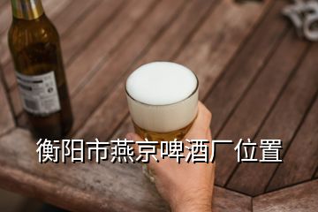 衡阳市燕京啤酒厂位置