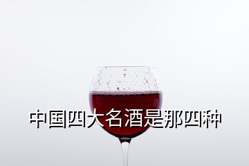 中国四大名酒是那四种