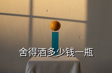 舍得酒多少钱一瓶