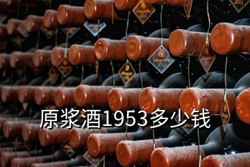 原浆酒1953多少钱