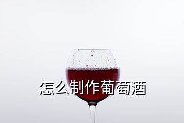 怎么制作葡萄酒