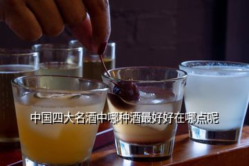 中国四大名酒中哪种酒最好好在哪点呢