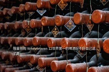 限量抢购 Westvleteren 12世界第一的啤酒好不好自己说了算