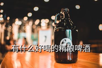 有什么好喝的精酿啤酒