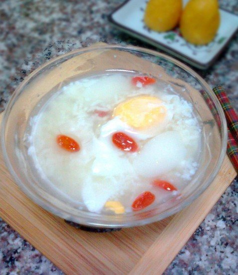 糯米酒煮鸡蛋的做法