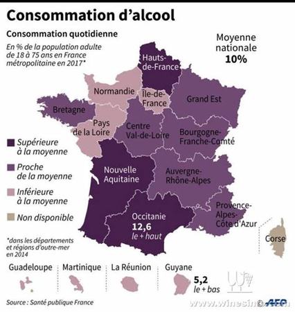 带你了解法国葡萄酒产区的分布,法国葡萄酒为什么南部