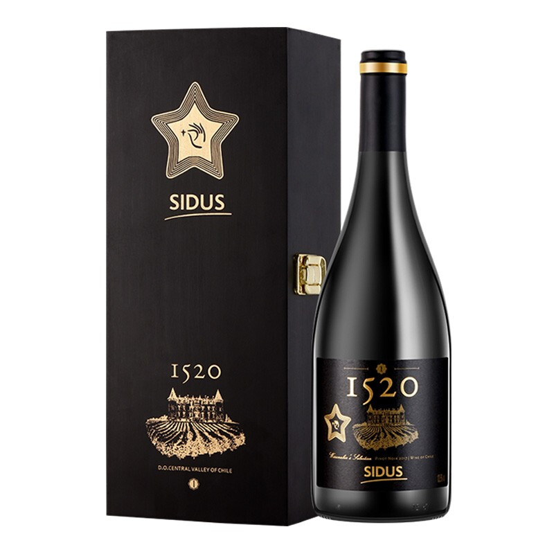 星得斯（SIDUS WINE）1520（1）黑皮诺干红葡萄酒750ml单支装